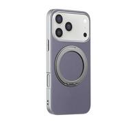 COQUE Funda para Apple iPhone 17 Pro MAX con Soporte Anillo magnético, protección contra caídas y Golpes de 3 m, Ajuste Delgado con Soporte Giratorio de 360° para Oficina, Coche y Gimnasio-Púrpura