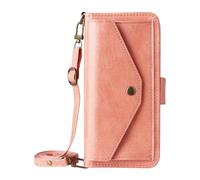COQUE Funda para ASUS Zenfone 12 Ultra De Teléfono Doble Ranura para Tarjeta PU Textura De Cuero Vacuno Compatible con ASUS Zenfone 12 Ultra Flip Billetera Funda Protectora-Rosa