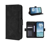 COQUE Funda para Blackview BV5300 Pro, Cartera Lateral magnética con múltiples Ranuras para Tarjetas de Visita, Funda Protectora Blackview BV5300 Pro-Negro