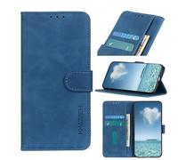 COQUE Funda para de Teléfono para Motorola Signature Nueva-Azul | Textura Retro Funda Protectora Motorola Signature