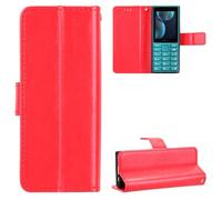 COQUE Funda para HMD 105 4G Billetera-Rojo