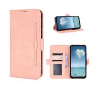 COQUE Funda para Motorola Moto G67 5G, Cartera Lateral magnética con múltiples Ranuras para Tarjetas de Visita, Funda Protectora Motorola Moto G67 5G-Rosa