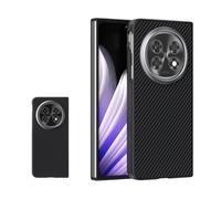 COQUE Funda para OPPO Find N5, Funda de TPU De Fibra De Carbono Micrograbado para OPPO Find N5, Resistente a Golpes y caídas(Negro)