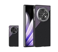 COQUE Funda para OPPO Find N5, Funda de TPU De Fibra De Carbono Micrograbado para OPPO Find N5, Resistente a Golpes y caídas(Púrpura)