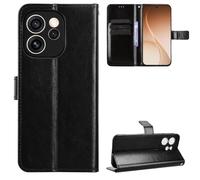 COQUE Funda para OPPO Reno15 F Billetera-Negro