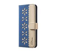 COQUE Funda para OPPO Reno15 F con Cartera con Ranura para Tarjetas con Protección RFID Compatible con Funda Protectora para OPPO Reno15 F-Azul