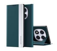 COQUE Funda para Redmi Note 14 Pro,Funda magnética con Tapa para teléfono Inteligente,Carcasa de TPU a Prueba de Golpes para Xiaomi Redmi Note 14 Pro 5G-Verde