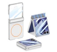 COQUE Funda para Samsung Galaxy Z Flip 8 Funda-Plata