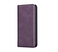 COQUE Funda para Xiaomi Poco C85 5G 173mm, Xiaomi Poco C85 5G 173mm con Estampado de Piel de Becerro de PU, Protección RFID, Absorción de Impactos y Cierre Magnético-Púrpura