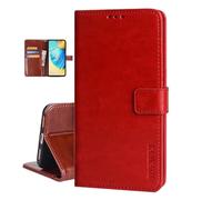 COQUE Funda Realme C51/C53 4G,Cartera con Solapa Izquierda y Derecha y Ranura para Tarjetas de teléfono,Funda para Realme C51/C53 4G-Rojo