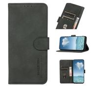 COQUE Hülle für Samsung Galaxy A57 5G, Leder Flip Wallet mit Kartenfach, Wildleder Muster Shell für Samsung Galaxy A57 5G-Grün