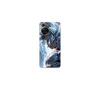Coque - Maniacase - Huawei P60 - Negro - Flexible - Songoku ultra instinto