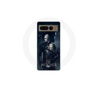 Coque Maniacase para Google Pixel 7 Pro The Witcher Geralt Yennefer Ciri espada