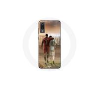 Coque - Maniacase - Samsung Galaxy A02 - Negro - Flexible - Cristiano Ronaldo Messi GOAT