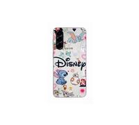 Coque - Maniacase - Samsung Galaxy A26 - Silicone - Noir - Disney Stitch Ariel Dumbo