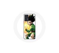 Coque - Maniacase - Samsung Galaxy A32 5G - Negro - Hunter x Hunter - Suave