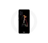 Coque - Maniacase - Samsung Galaxy A51 5G - Suave - One Piece Manga Anime Luffy - Negro