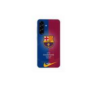 Coque - Maniacase - Samsung Galaxy A56 - Silicona - Flexible - Negro - FC Barcelona Real Madrid