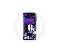 Coque - Maniacase - Samsung Galaxy J7 2017 - Silicona - Flexible - Logo BTS Army Bomb Lightstick