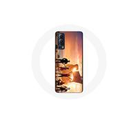 Coque - Maniacase - Vivo Y72 - One Piece Afiches Equipajes Temporada 1 - Flexible - Negro