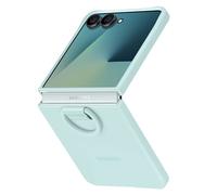 Coque Oficial para Galaxy Z Flip 7 con Anillo Ring Case Soft Touch Samsung Azul