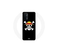 Coque - One Piece - Oppo A54 5G - Flexible - Cabeza de Muerto - Negro