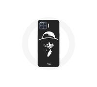 Coque - Oppo - A93 - Flexible - Negro - Arte de Manga One Piece Luffy