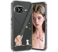 Coque pour Google Pixel 10A 5G Chat Silicone Paillette Antichoc Housse Anti-rayures Protection Bumper Case Ultra Fine Souple Antichoc Étui pour Google Pixel 10A 5G Coque Mince (Lapin)