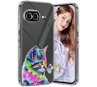 Coque pour Google Pixel 10A 5G Chat Silicone Paillette Antichoc Housse Anti-rayures Protection Bumper Case Ultra Fine Souple Antichoc Étui pour Google Pixel 10A 5G Coque Mince (Chat)