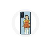 Coque - Vivo - Y72 - Flexible - Blanco - Squid Game - Muñeca gigante