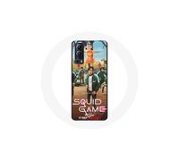 Coque Vivo Y72 Squid Game Serie jugadores soldados muñeca