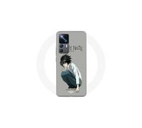 Coque - Xiaomi - 12T Pro - Anime Death Note Ryuzaki - Flexible - Gris - Mixto