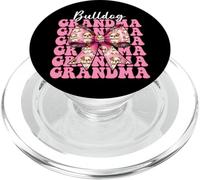 Coqueta Bulldog Grandma Nana Dog PopSockets PopGrip para MagSafe