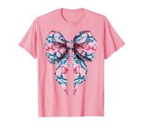 Coqueta con lazo, cabeza de martillo, tiburón, océano, patrón animal para niña y mamá Camiseta