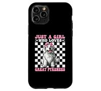 Coqueta con Lazo Rosa de la Marca Just A Girl Who Loves Great Pyrenees Carcasa para iPhone 11 Pro