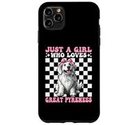 Coqueta con Lazo Rosa de la Marca Just A Girl Who Loves Great Pyrenees Carcasa para iPhone 11 Pro MAX