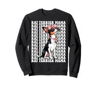 Coqueta con Lazo Rosa para el Día de la Madre, Mama Dog, de Rat Terrier Sudadera