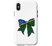 Coqueta de Bandera del Orgullo de Las Islas Salomón de Las Islas Salomón Carcasa para iPhone X/XS