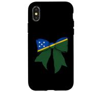 Coqueta de Bandera del Orgullo de Las Islas Salomón de Las Islas Salomón Carcasa para iPhone X/XS