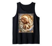 Coqueta de mamut lanudo, Rosas Florales cristianas de Pascua Camiseta sin Mangas