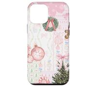 Coqueta de Navidad Rosa Suave niña Lindo Collage edredón Carcasa para iPhone 12 Mini