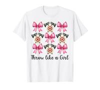 Coqueta lanzadora de hachas de lanzamiento de hachas Throw Like A Girl Camiseta