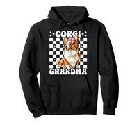 Coqueta para Perro Corgi Grandma Pembroke Welsh Corgi, Color Rosa Sudadera con Capucha