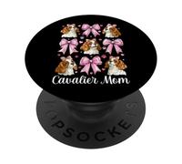Coqueta para Perros Cavalier Mom Mama Cavalier King Charles Spaniel PopSockets PopGrip Adhesivo
