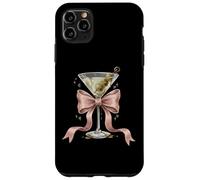 Coqueta Rosa Arco Y Cócteles Oliva Martini Bebiendo Chica Carcasa para iPhone 11 Pro MAX