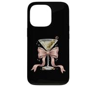 Coqueta Rosa Arco Y Cócteles Oliva Martini Bebiendo Chica Carcasa para iPhone 13 Pro