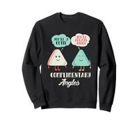 Coqueteando ángulos complementarios Divertido Profesor de matemáticas Sudadera