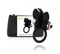 Coquette Anillo vibrador Mariposa para pareja Negro/Oro 20 g 1 ud
