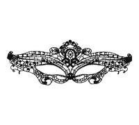 COQUETTE Antifaz Encaje Negro Fino - Diseño Elegante Para Crear Misterio En Tus Momentos De Bienestar