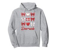 Coquette - Bandera de Dinamarca para niñas danesas Sudadera con Capucha